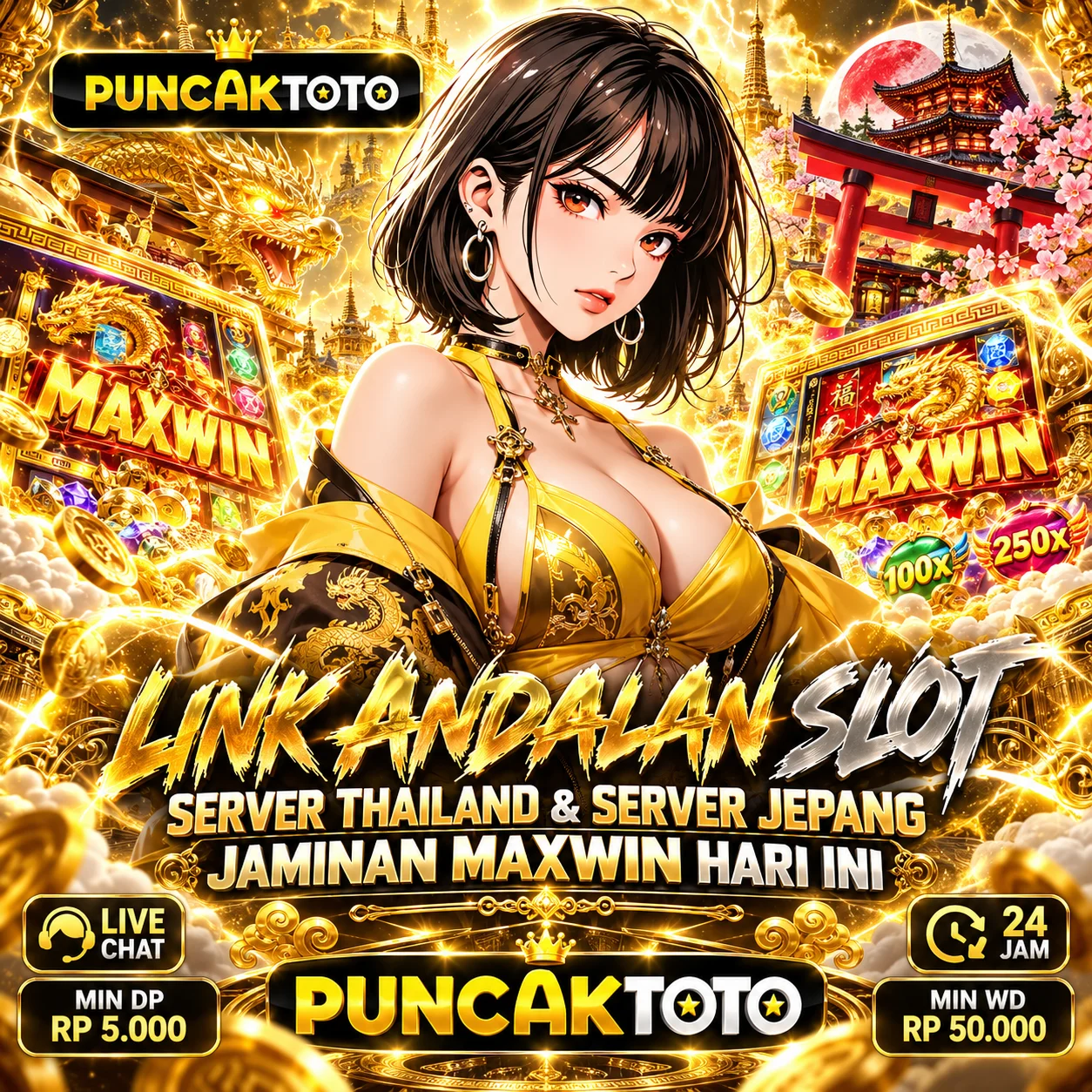 PUNCAKTOTO ⚓️ Link Andalan Slot Server Thailand & Server Jepang Jaminan Maxwin Hari ini